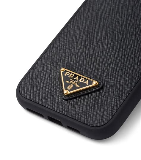 Prada Saffiano Leather iPhone 14 Pro Max Case 